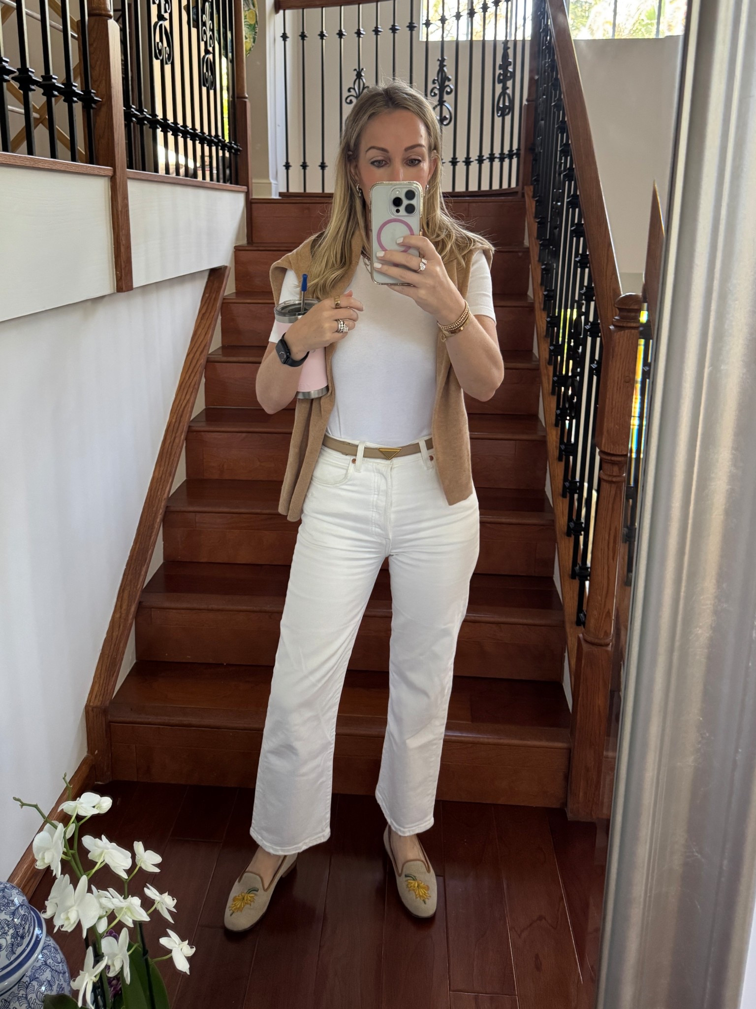 Spring in gap and Levi’s and Prada 

#LTKootd #LTKOver40 #LTKdayinmylife