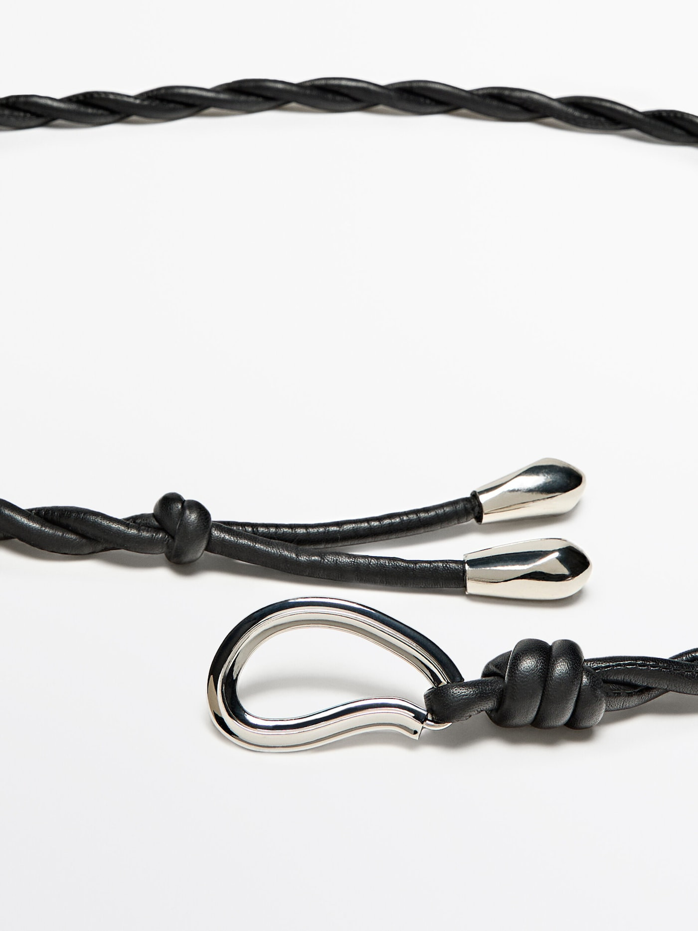 Gürtel geflochtene Kordel Nappaleder – Limited Edition | Massimo Dutti DE