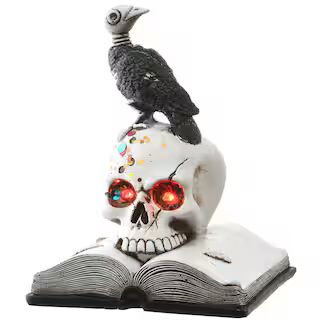 7" Glowing Eyes Skull & Bird | Michaels Stores