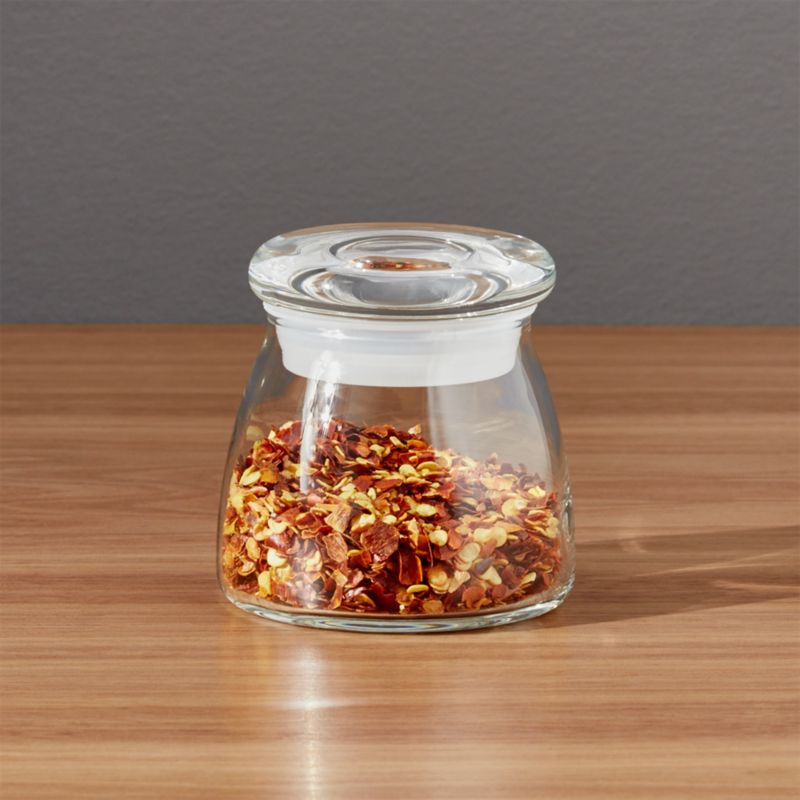 Glass Spice Jar + Reviews | Crate and Barrel | Crate & Barrel