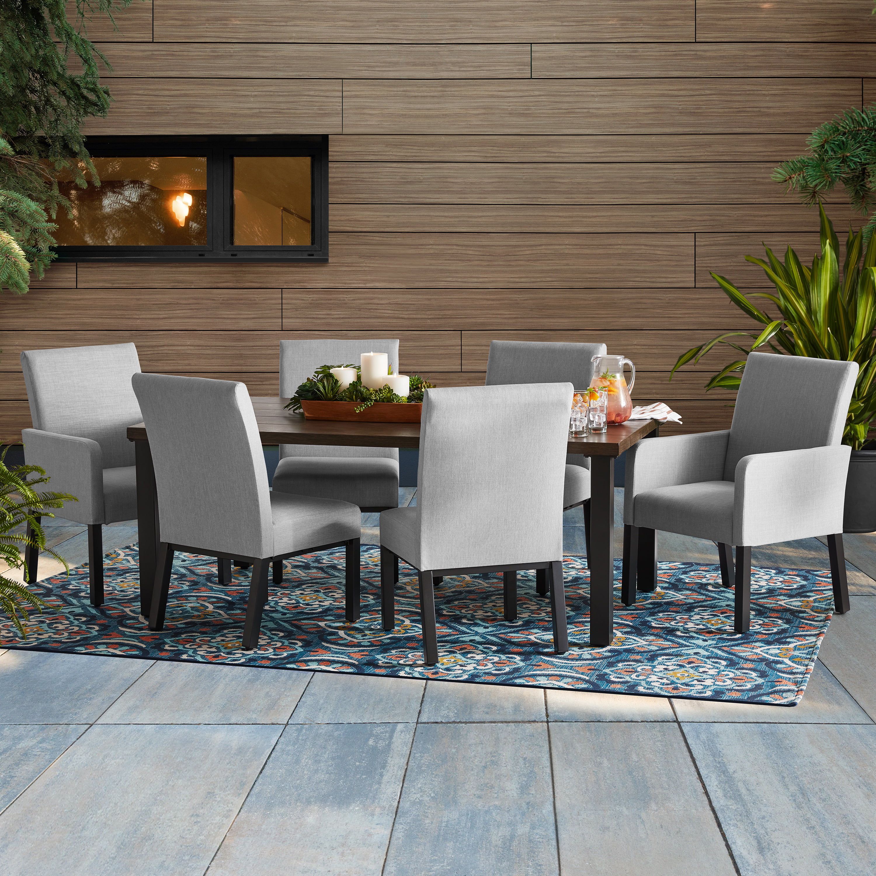 Better Homes & Gardens Ellington 7-Piece Upholstered Sling Outdoor Dining Set - Walmart.com | Walmart (US)