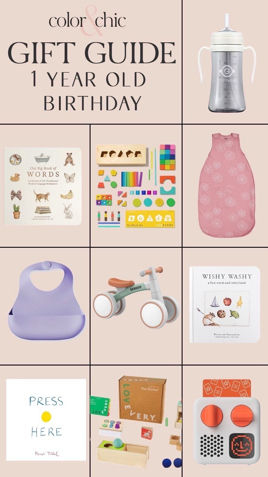 1 year old birthday gifts that are practical and perfect for your learning toddler! Books, toys, and more 



#LTKBaby #LTKKids