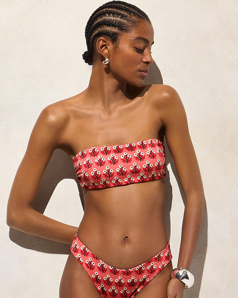Bandeau bikini top in Classic Sculpt™ | J. Crew US