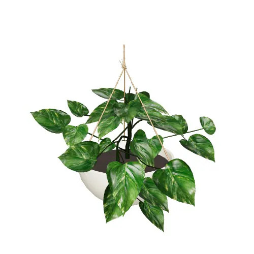 Origin 21 19-in Green Indoor Hanging Pothos Artificial plant Lowes.com | Lowe's