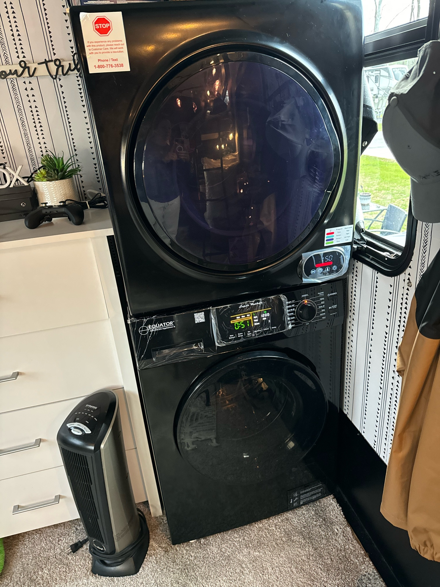 Rv living full time, much easier with these bad boys from Home Depot! Stackable washer and dryer for 110v RV added it in white and black for links 

#LTKfamily #LTKhome #LTKtravel