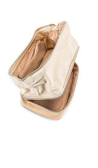 The Dopp Kit in Beige | Revolve Clothing (Global)