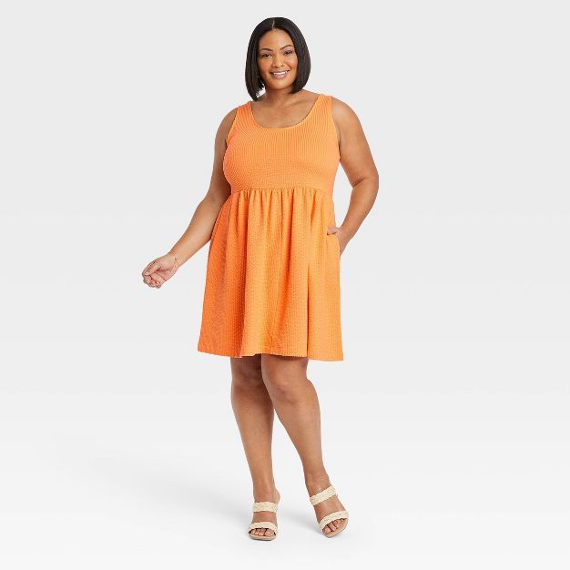 Women's Plus Size Sleeveless Babydoll Dress - Ava & Viv™ | Target