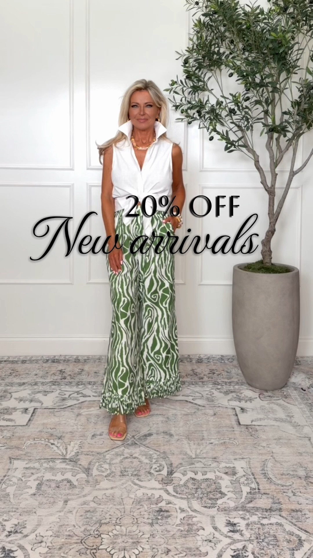 I am wearing the smallest size. 
20% sitewide with code Lori20
VALID 7/14 - 7/16
Code can only be used once during this promotion.