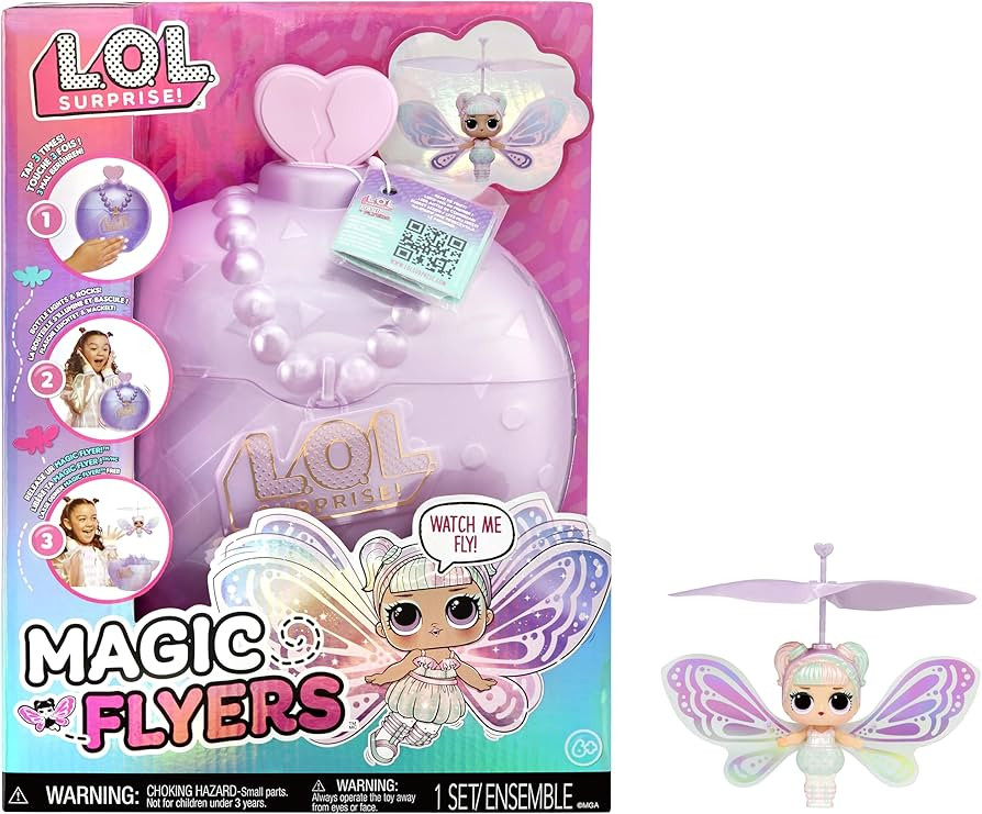 L.O.L. Surprise! Magic Flyers: Sweetie Fly- Hand Guided Flying Doll, Collectible Doll, Touch Bott... | Amazon (US)