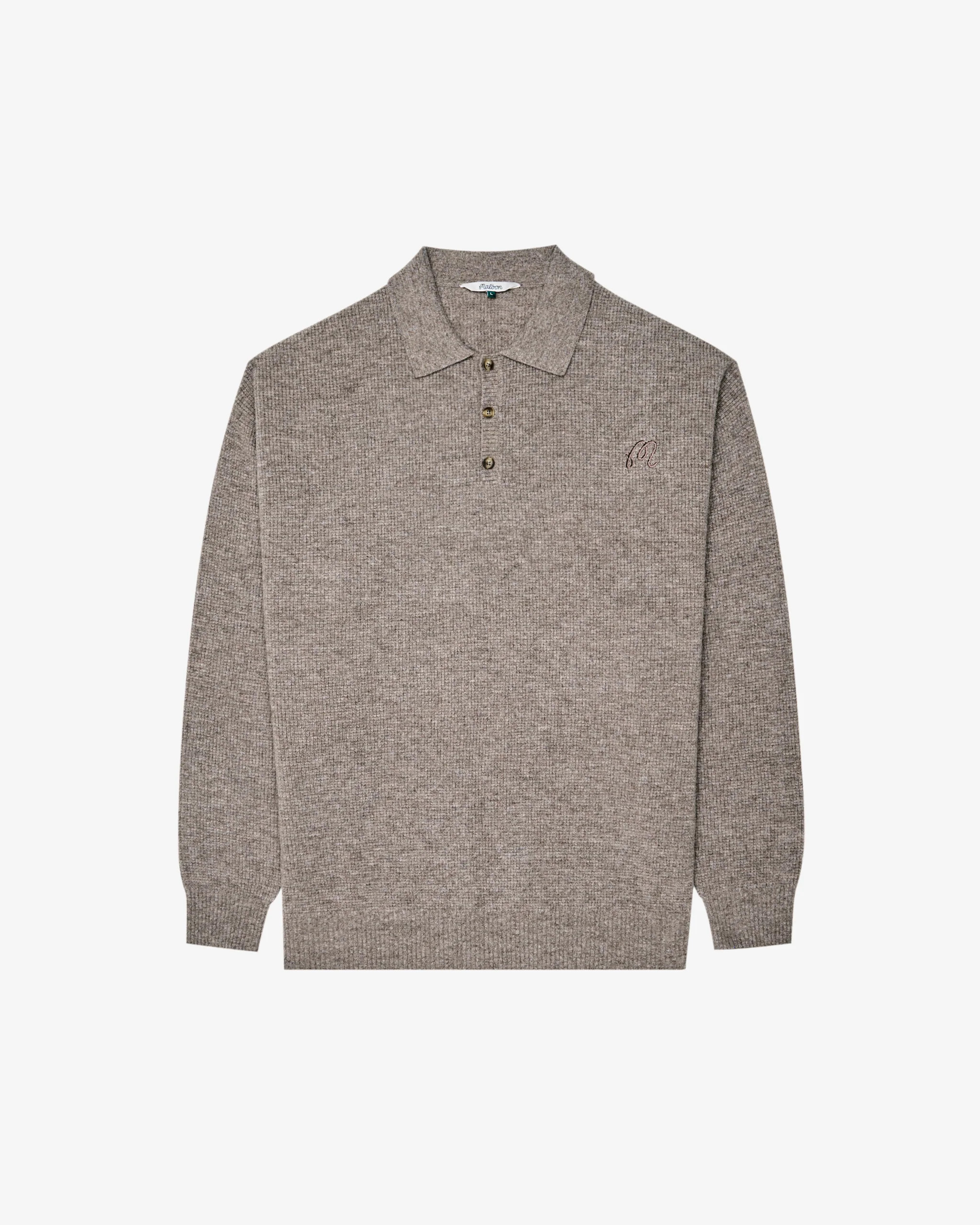 GAUGE WAFFLE KNIT POLO | Malbon Golf