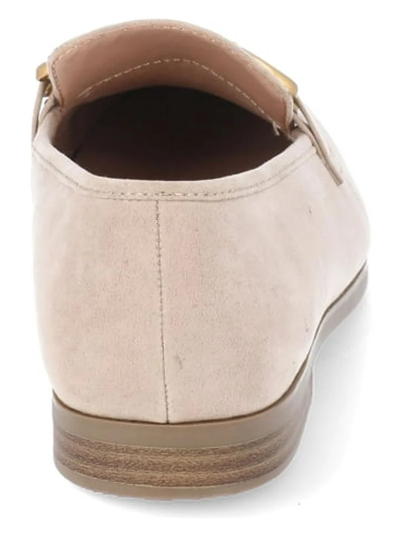 Time and Tru Women's Faux Leather Loafers with Buckles | Walmart (US)