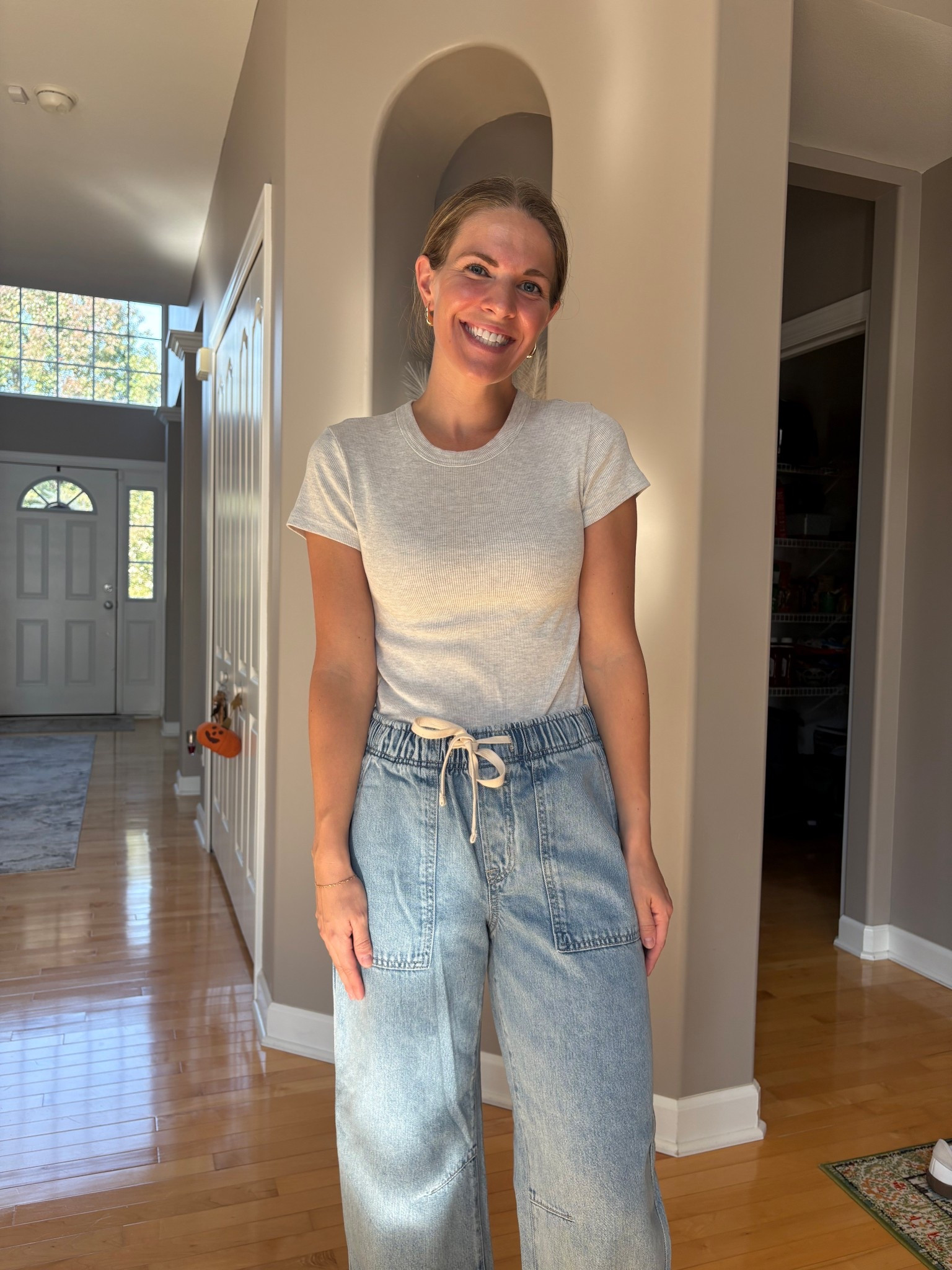 These gap jeans are my new obsession!!!!! Soooo comfy but make sure to size down one!

#LTKStyleTip #LTKSaleAlert #LTKFindsUnder50