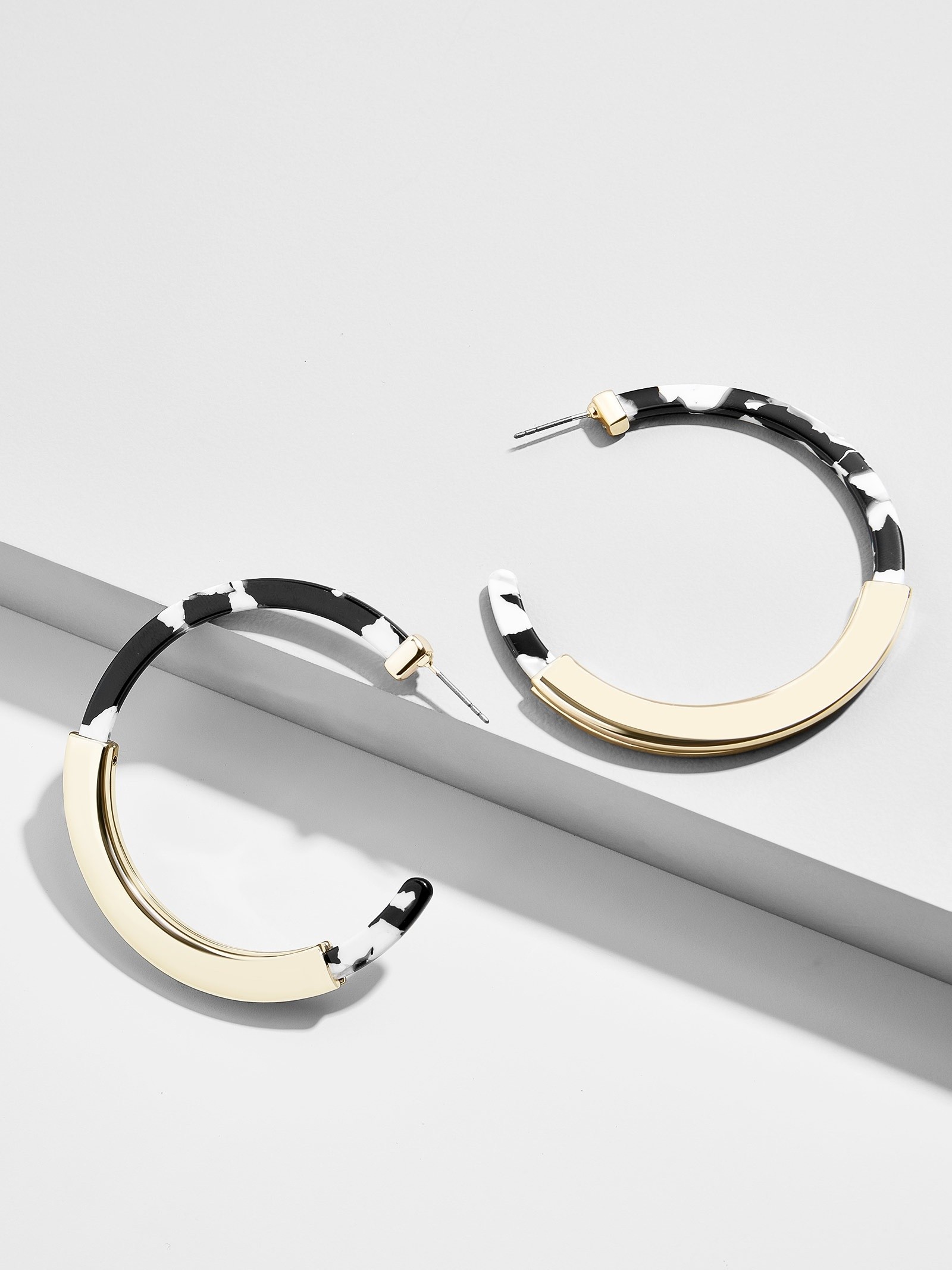 Tassiana Resin Hoop Earrings | BaubleBar (US)