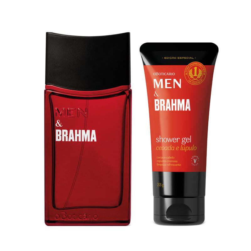 Combo Presente Dia dos Pais Men E Brahma: Desodorante Colônia 100ml + Shower Gel 205g | oBoticario (BR)