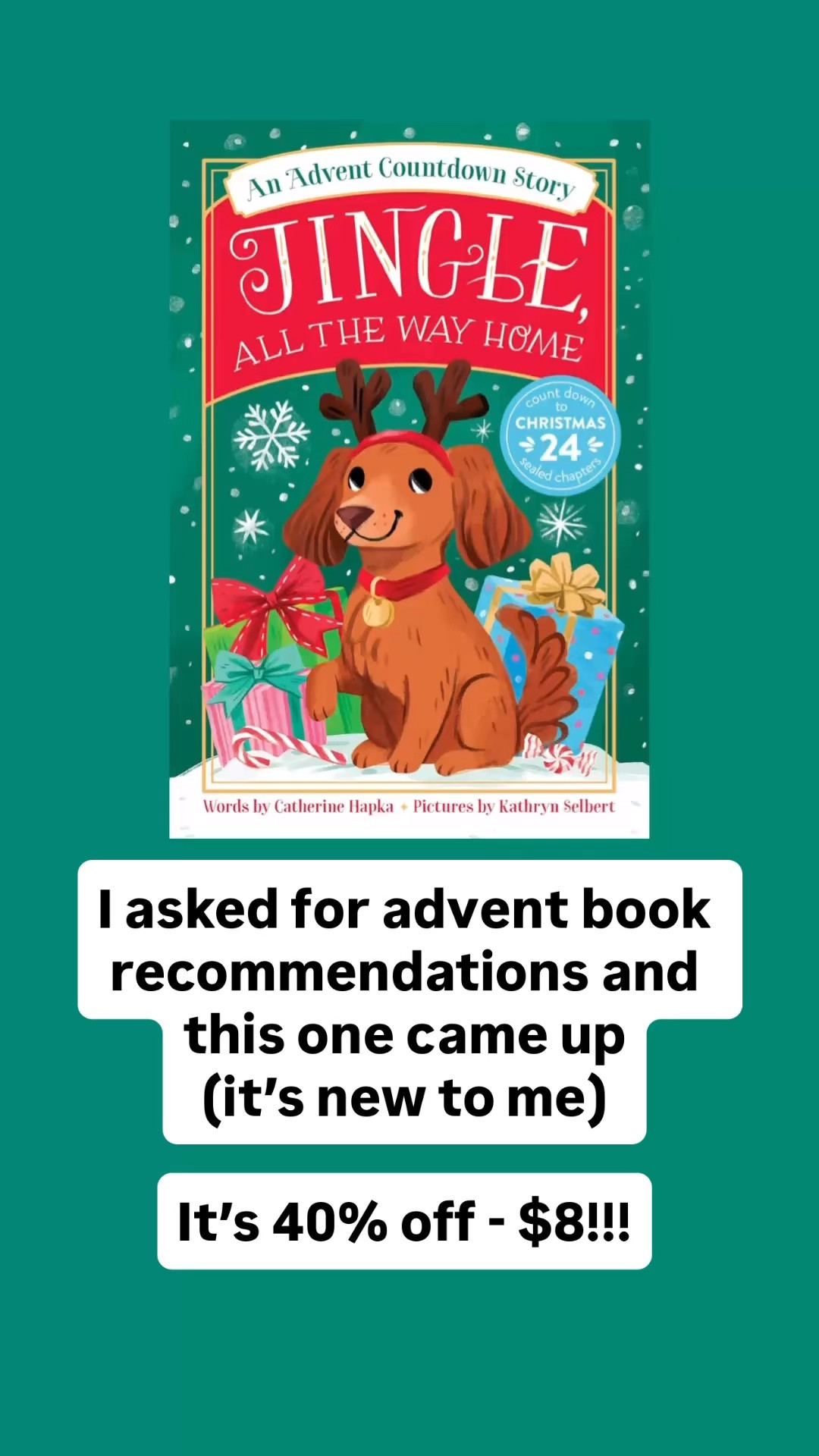 It’s very rare to find an advent book for 40% off - $8

#LTKSeasonal #LTKKids #LTKSaleAlert