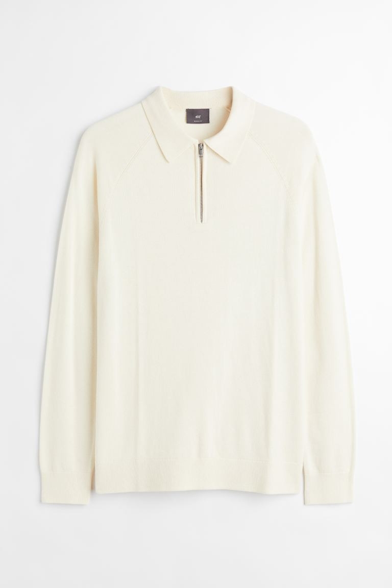 Muscle Fit Half-zip Sweater | H&M (US + CA)