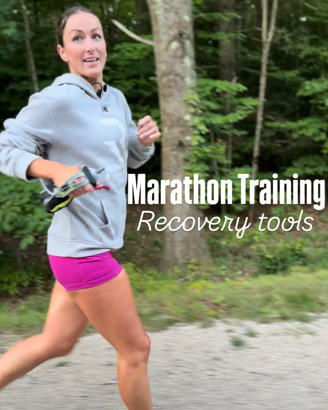 During marathon training, recovery is just as important as the training itself. Here’s a handful of items that have helped me recover day to day!