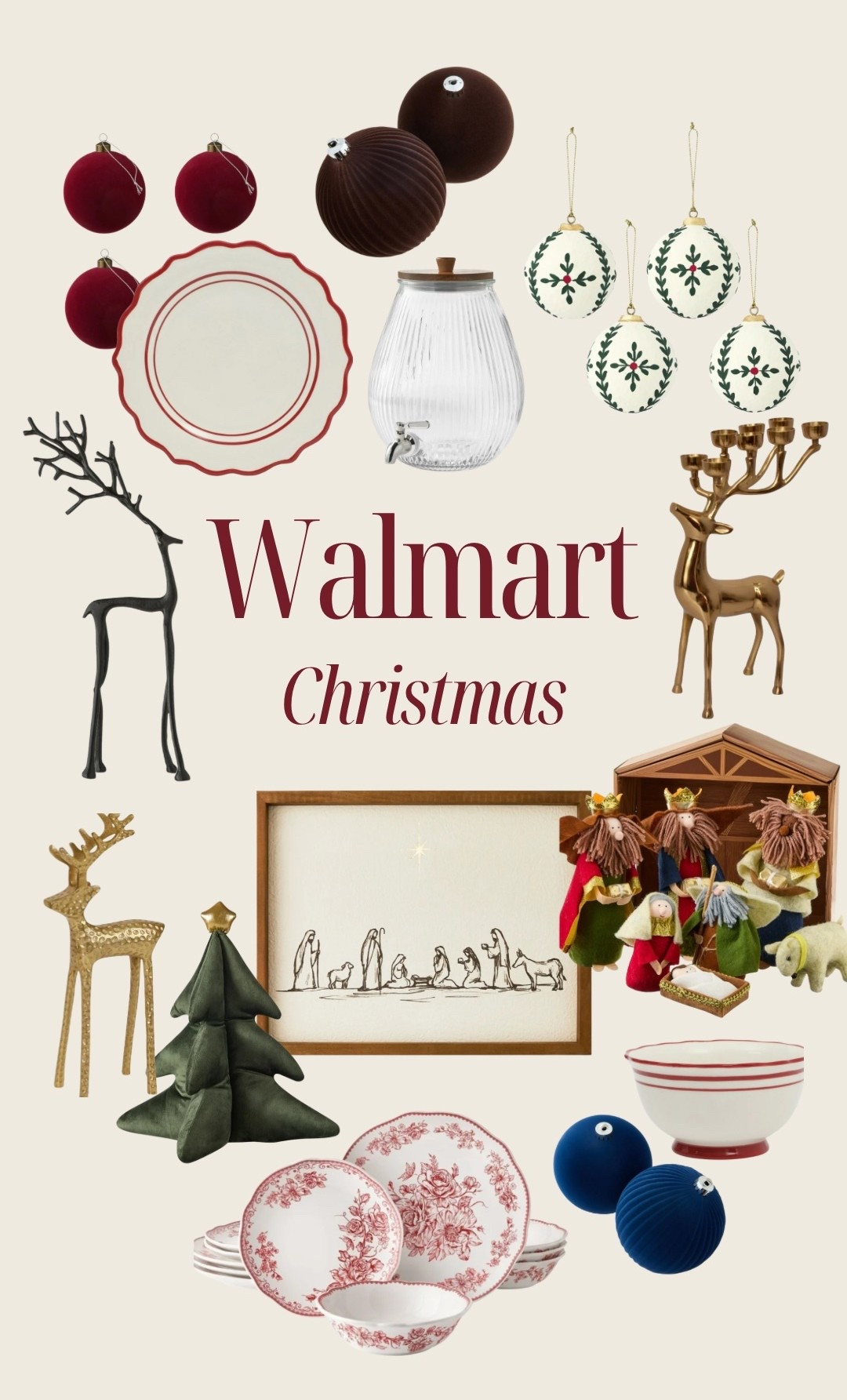 Sharing my favorite Walmart Christmas finds!

Affordable, inexpensive, classic, traditional, holiday, decor, decorations, Christmas, Walmart, deer, black, bronze, gold, finish, antlers, candle, holder, stick, nativity, felt, figurines, child, toddler, baby, friendly, fabric, scene, tree, green, painting, art, artwork, Christ, Christian, bowl, red, plate, dinner, dinnerware, drink ware, party, serve ware, ornament, ornaments, navy, ribbon, velvet, wired, vintage, style, set, red, dark, burgundy, canister, drink, plate, dish.

#LTKFindsUnder50 #LTKHome #LTKHoliday