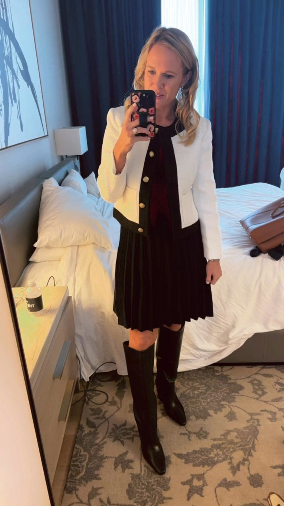 Wearing small in dress
Size 0P in jackett

#LTKWorkwear #LTKSeasonal #LTKCon