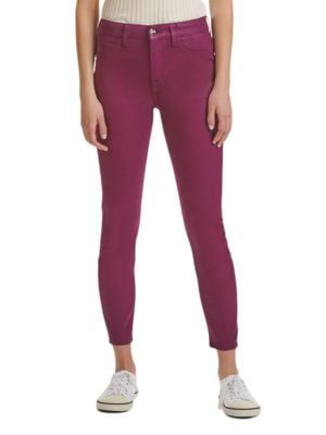 Mid Rise Coated Ankle Skinny Jeans | Saks Fifth Avenue OFF 5TH