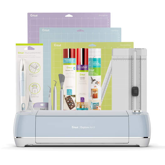 Cricut Explore Air™ 2, Blue + Essentials Bundle | Cricut
