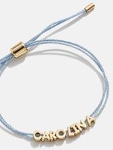 Custom Cord Bracelet - Light Blue | BaubleBar (US)