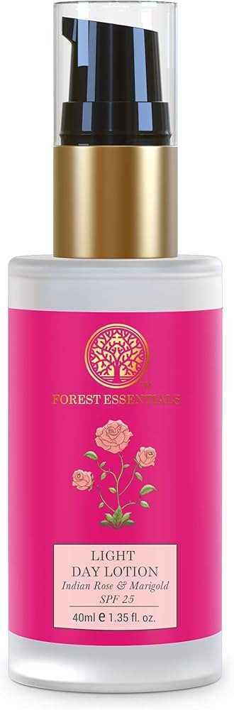 Forest Essentials Light Day Lotion - Indian Rose & Marigold 40ml | Amazon (US)