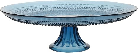 FORTESSA Jupiter Beaded Hobnail Glass Vintage Themed Glass Serveware, Large 13 Inch Vintage Cake ... | Amazon (US)