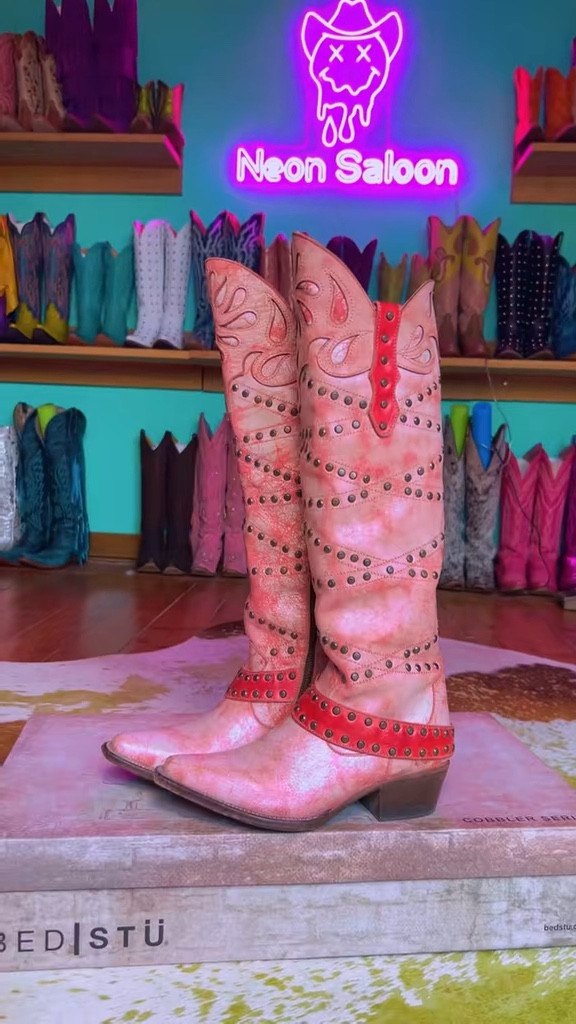 Sometimes fashion isn’t about being safe, it’s about being seen. And these western boots definitely want to be SEEN 🫡

I love Bed Stu for their absolutely top tier hand crafted items that get better the more you wear them. Seriously one of my favorite brands right now  

#LTKSummerEdit #LTKShoeCrush #LTKStyleTip