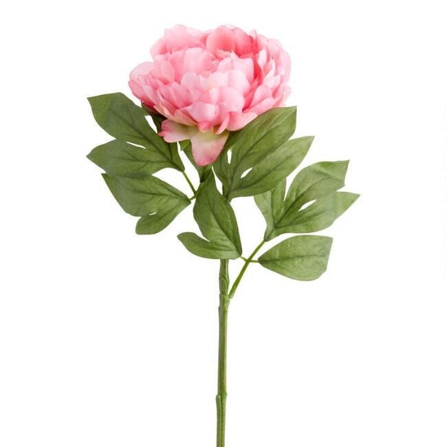 White Faux Velvet Plum Blossom Stems Set Of 2 | World Market