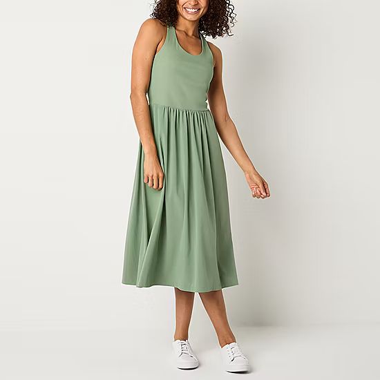 new!Stylus Sleeveless Fit + Flare Dress | JCPenney