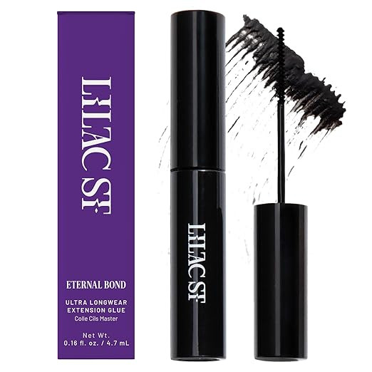 Lilac St - Eternal Bond (Black) - Lash Cluster Glue - Mini Mascara Wand Applicator - Strong & Fle... | Amazon (US)