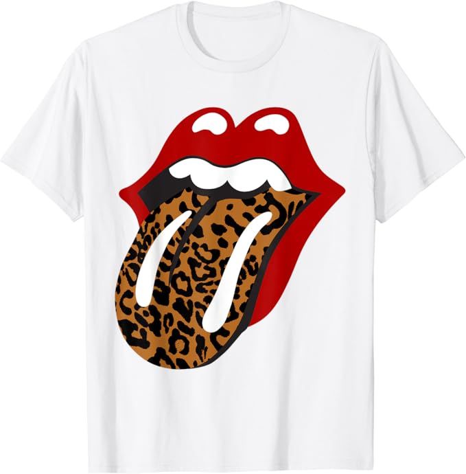 Rolling Stones Classic Leopard Tongue T-Shirt | Amazon (US)