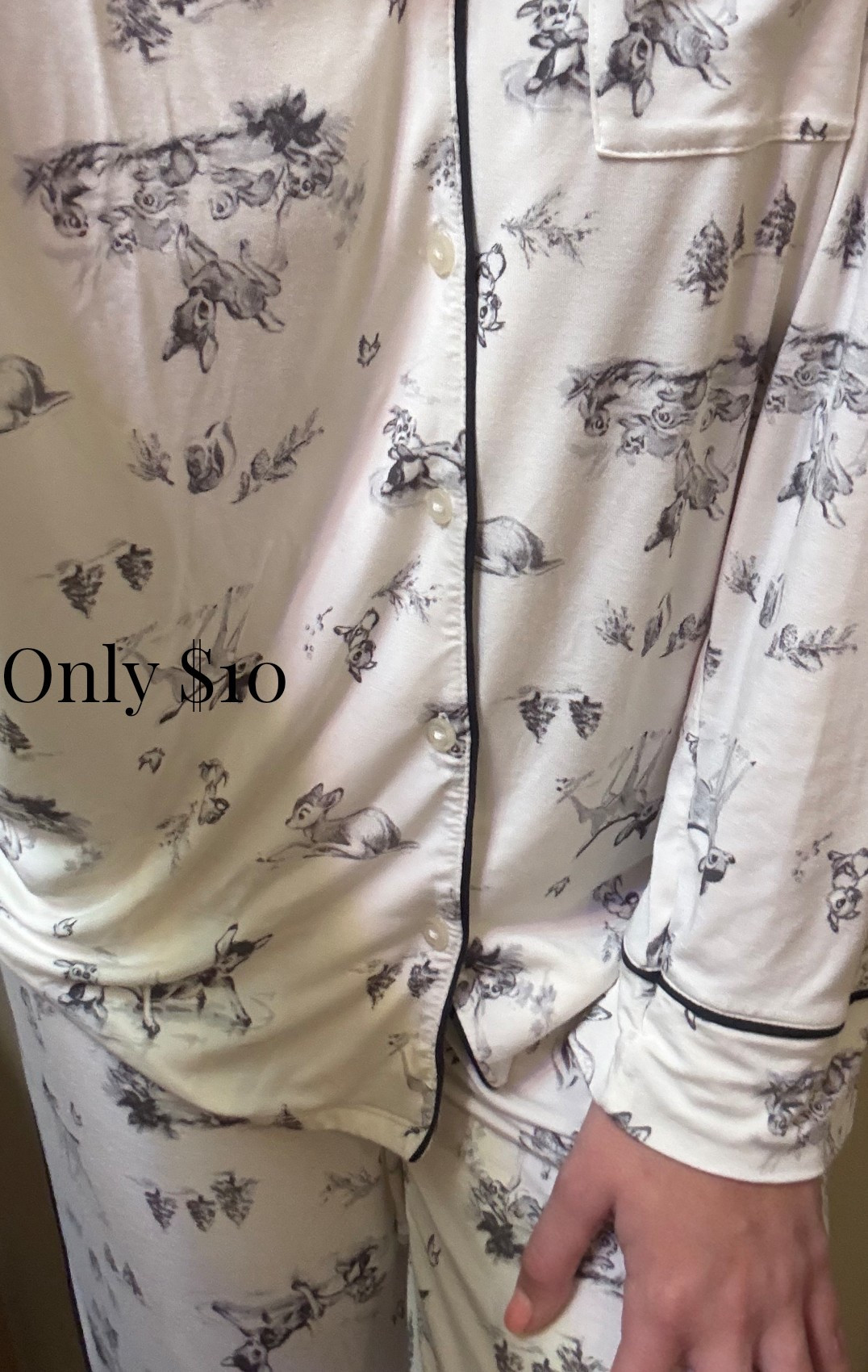 Snagged these pjs this weekend for only $10!! Wearing small top and bottom, so soft!!! 

#LTKmorningroutine #LTKootd #LTKgrwm