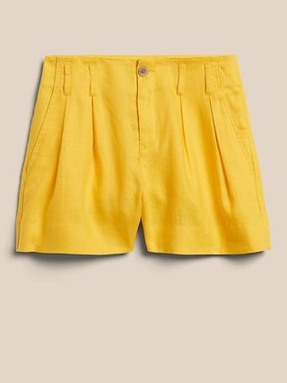 High-Rise Linen Short | Banana Republic (US)