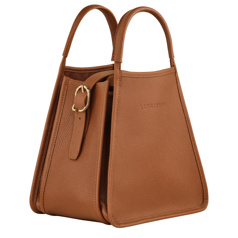 Le Foulonné S Handbag Caramel - Leather | Longchamp US | Longchamp