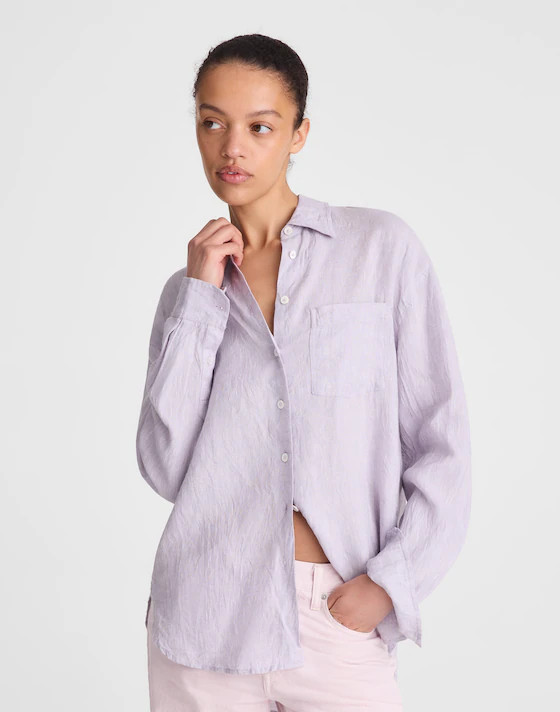 The Easy Shirt in Linen | Madewell