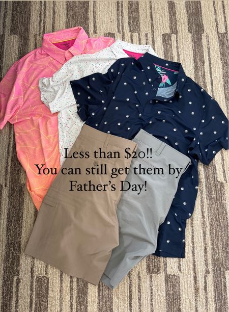 Shirts and shorts fit tts. Both have comfort  stretch and the top has UV protection. Can’t beat the price! Father’s Day is right around the corner! @walmart #walmartpartner #walmartfinds

#LTKFindsUnder50 #LTKMens #LTKActive