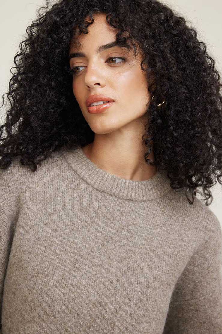 Jane Boxy Crewneck Sweater | Dynamite Clothing