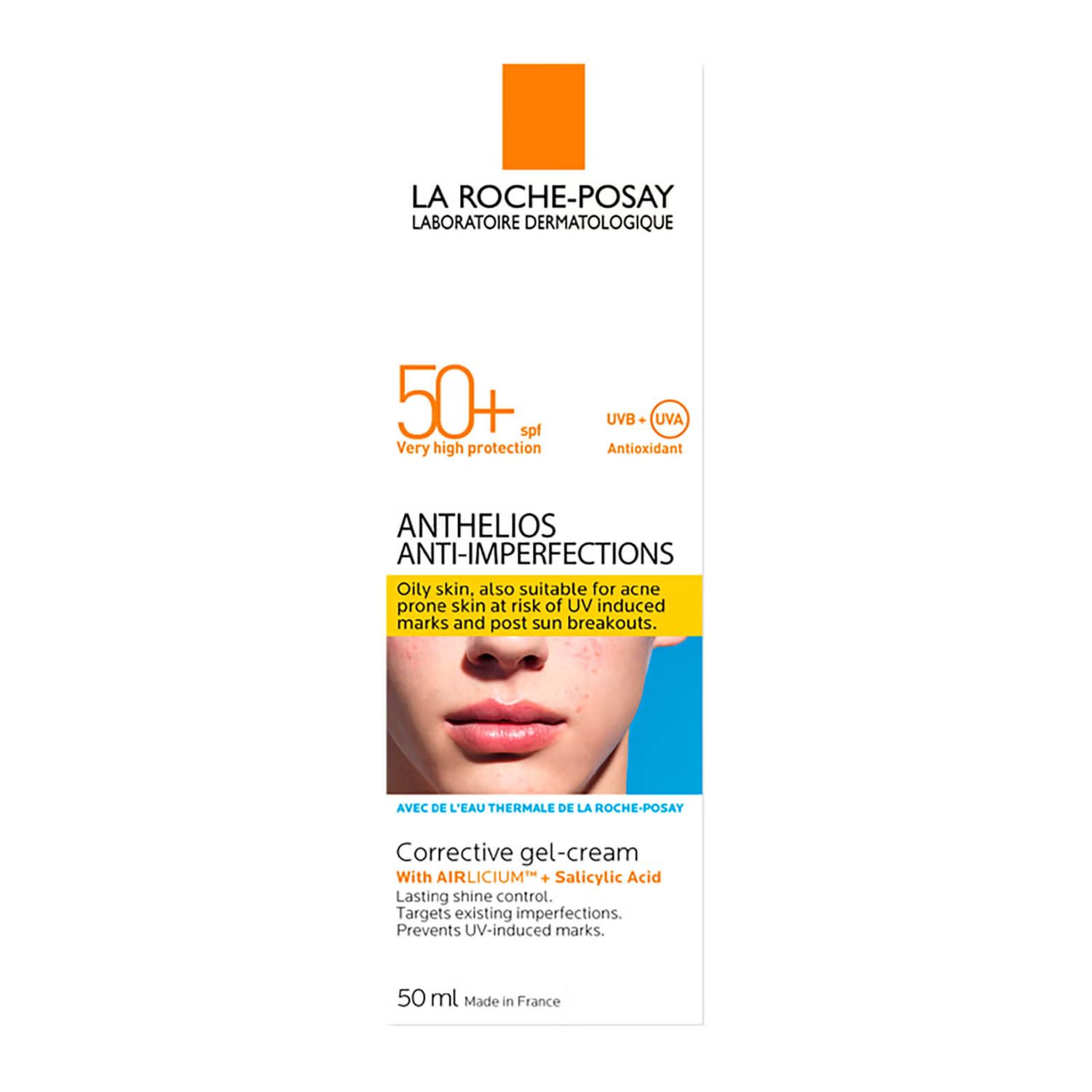 La Roche-Posay Anthelios Anti-Imperfection SPF50+ Salicylic Acid Sun Cream 50ml | Look Fantastic (UK)