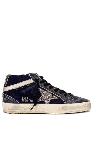 Mid Star Sneaker in Medieval Blue, Eclipse Navy, Silver Glitter, & Platinum | Revolve Clothing (Global)