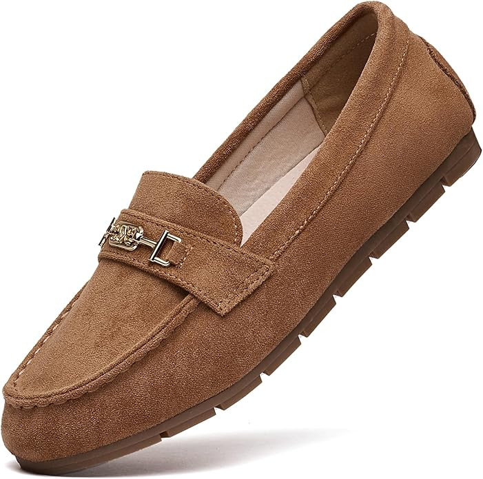 Women's Loafer Shoes Leisure Slip On Work Shoes Comfort Walking Flats | Amazon (US)
