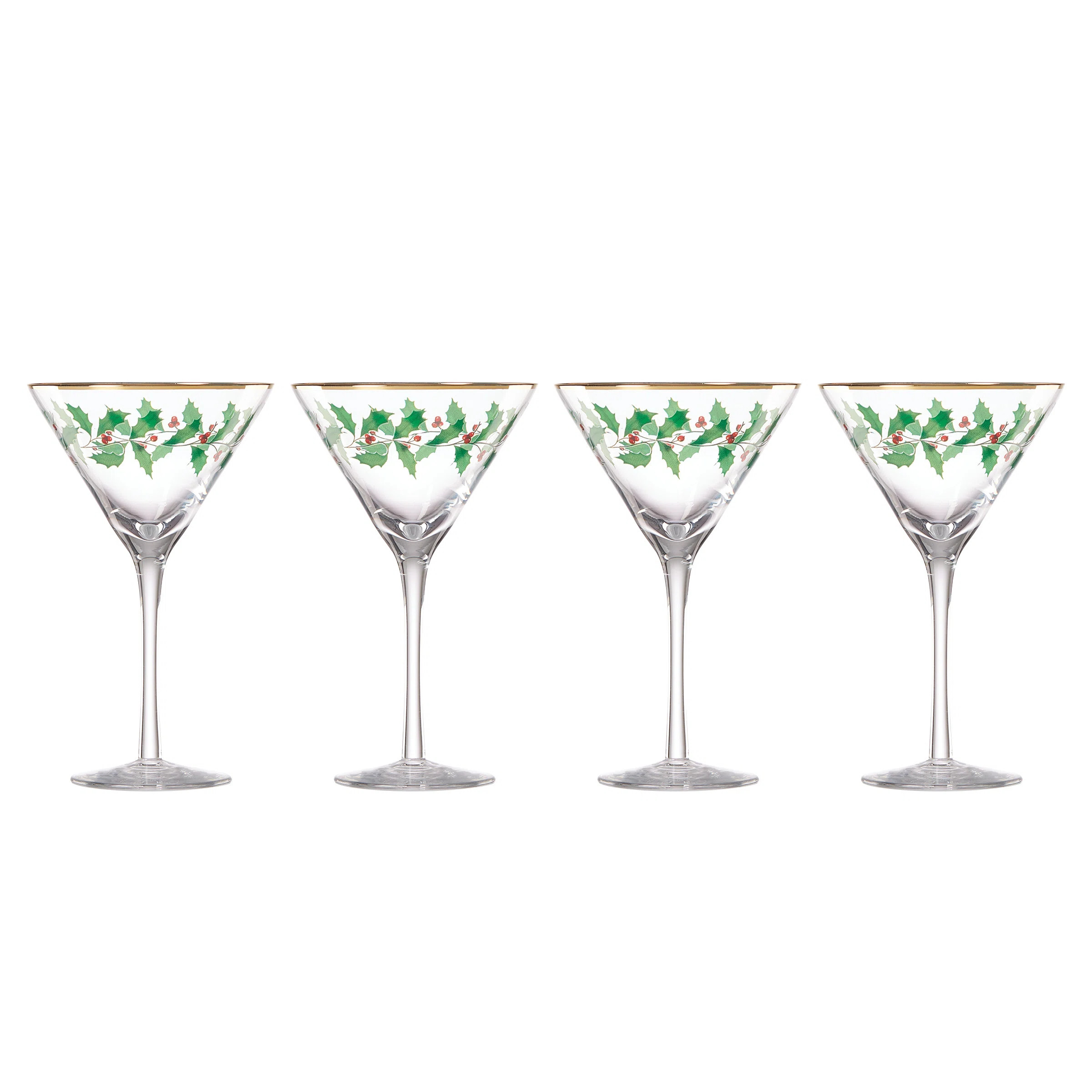 Holiday 8 oz. Martini Glass (Set of 4) | Perigold