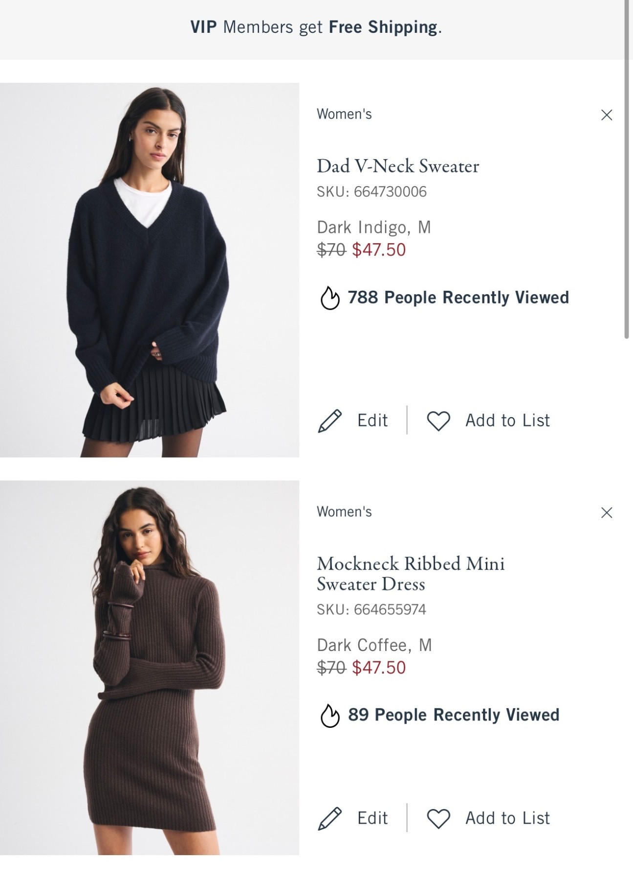 What I bought on Abercrombie for Black Friday. Super excited about the sweater dress & I’ve been needing a good navy sweater. Use code “AFTIA” for an extra 15% off 

#LTKCyberWeek #LTKSaleAlert