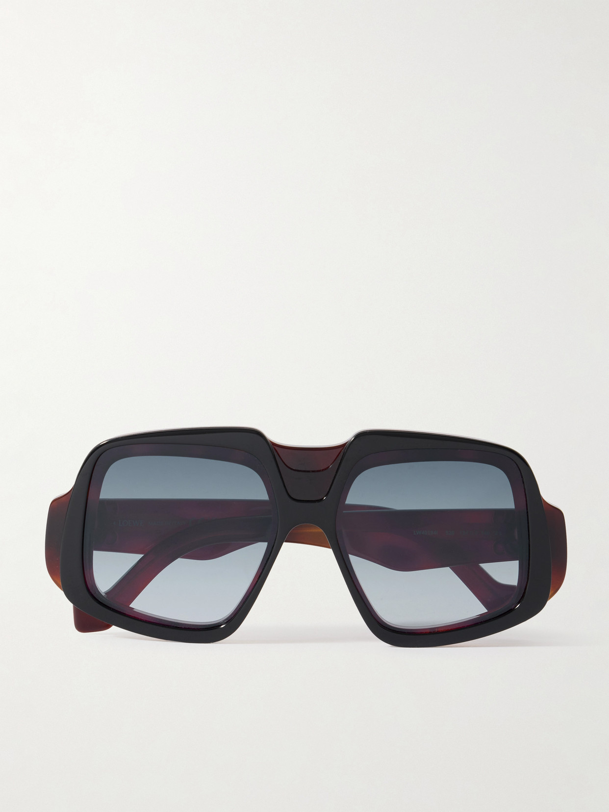 Loewe - Anagram Oversized Aviator-style Tortoiseshell Acetate Sunglasses - Brown | NET-A-PORTER (US)