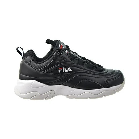 Fila Women's Ray Black / Red White Ankle-High Fashion Sneaker - 11M | Walmart (US)