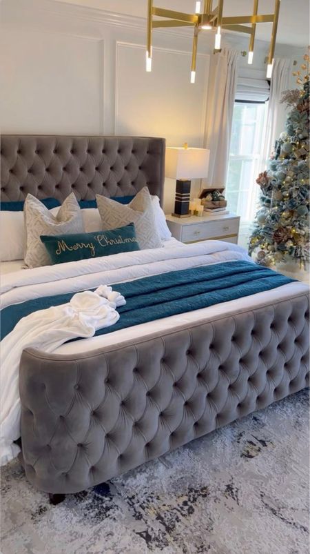 Cozy holiday bedroom decorating ideas! Get your home ready for company or just freshen it up for the holiday season!

#LTKHoliday #LTKhome