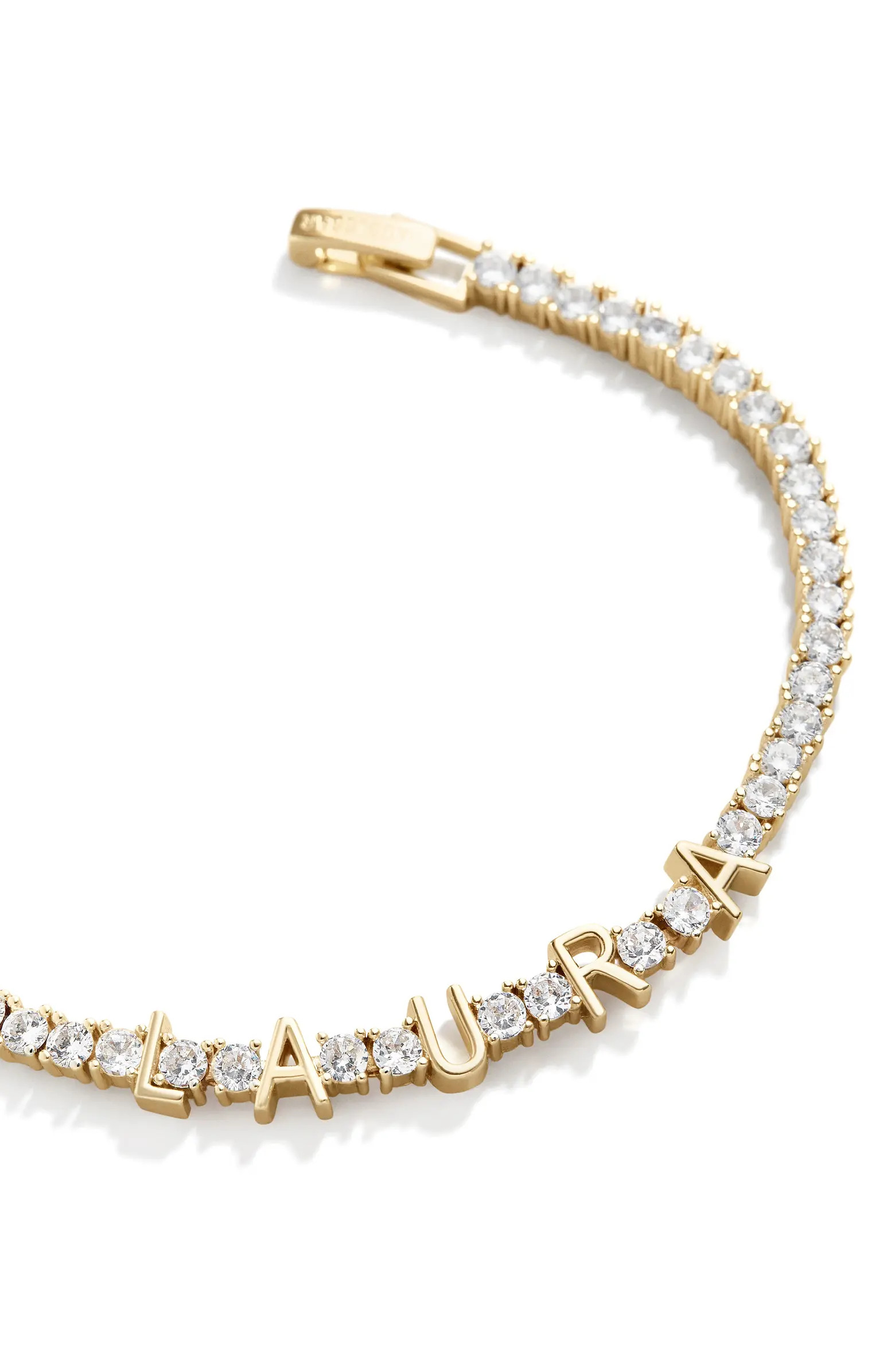 Personalized Cubic Zirconia Tennis Bracelet | Nordstrom