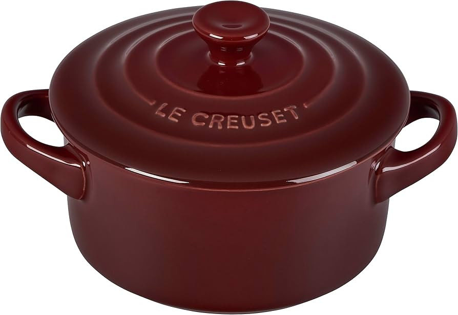 Le Creuset Stoneware Mini Round Cocotte, 8 oz., Rhone | Amazon (US)