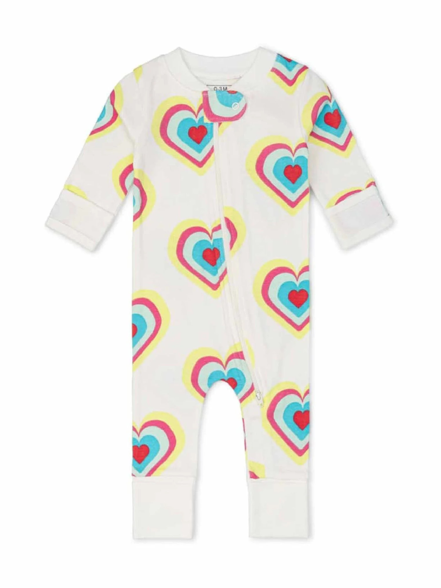 Paris Hilton x Monica + Andy Organic Cotton Baby One Piece Pajama, Sizes Preemie-18-24 Months - W... | Walmart (US)